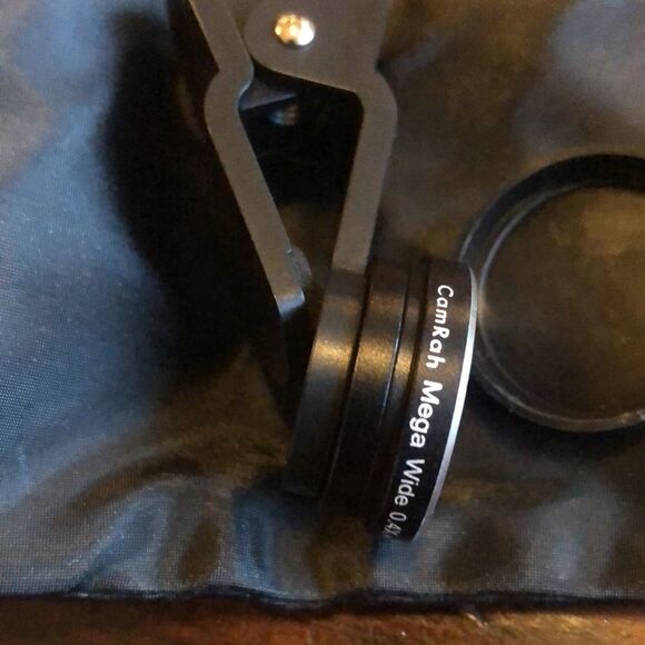 CamRah Mega Wide Fish Eye .4x clip on phone / camera lens - Picture 3 of 4
